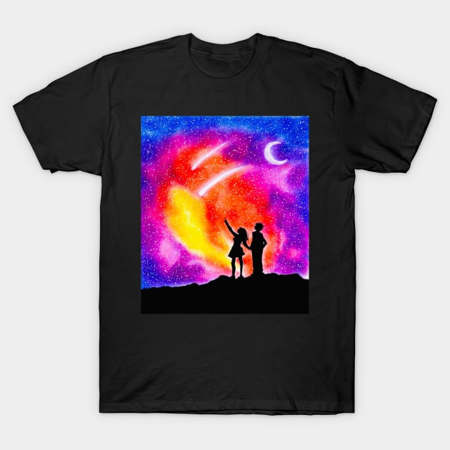 SKY FULL OF STARS T-Shirt by kazartsy